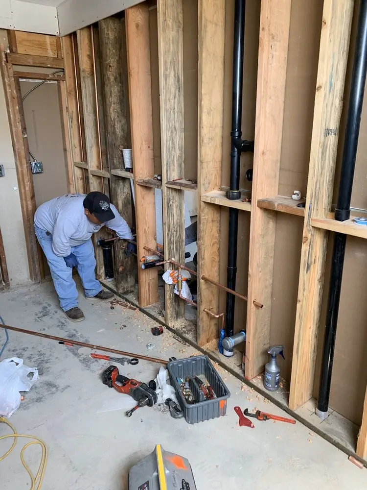 Commercial rough-in plumbing for Gas Line Repair in Puente Junction